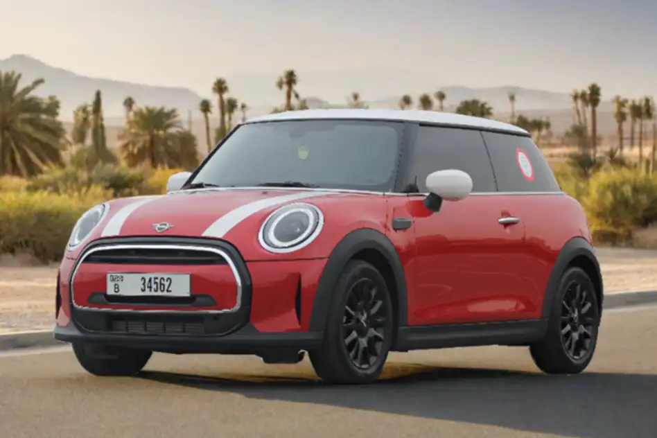Mini Cooper &agrave; louer &agrave; Abou Dabi