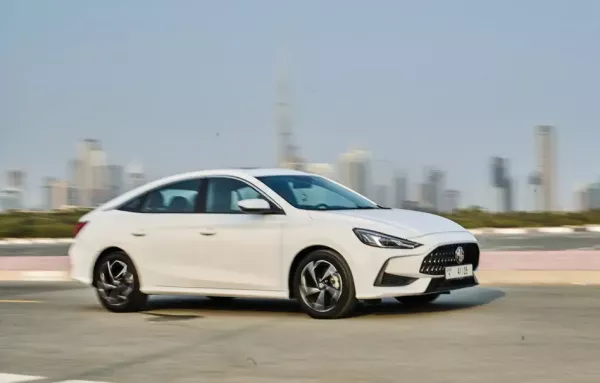 MG GT for rent in Dubai