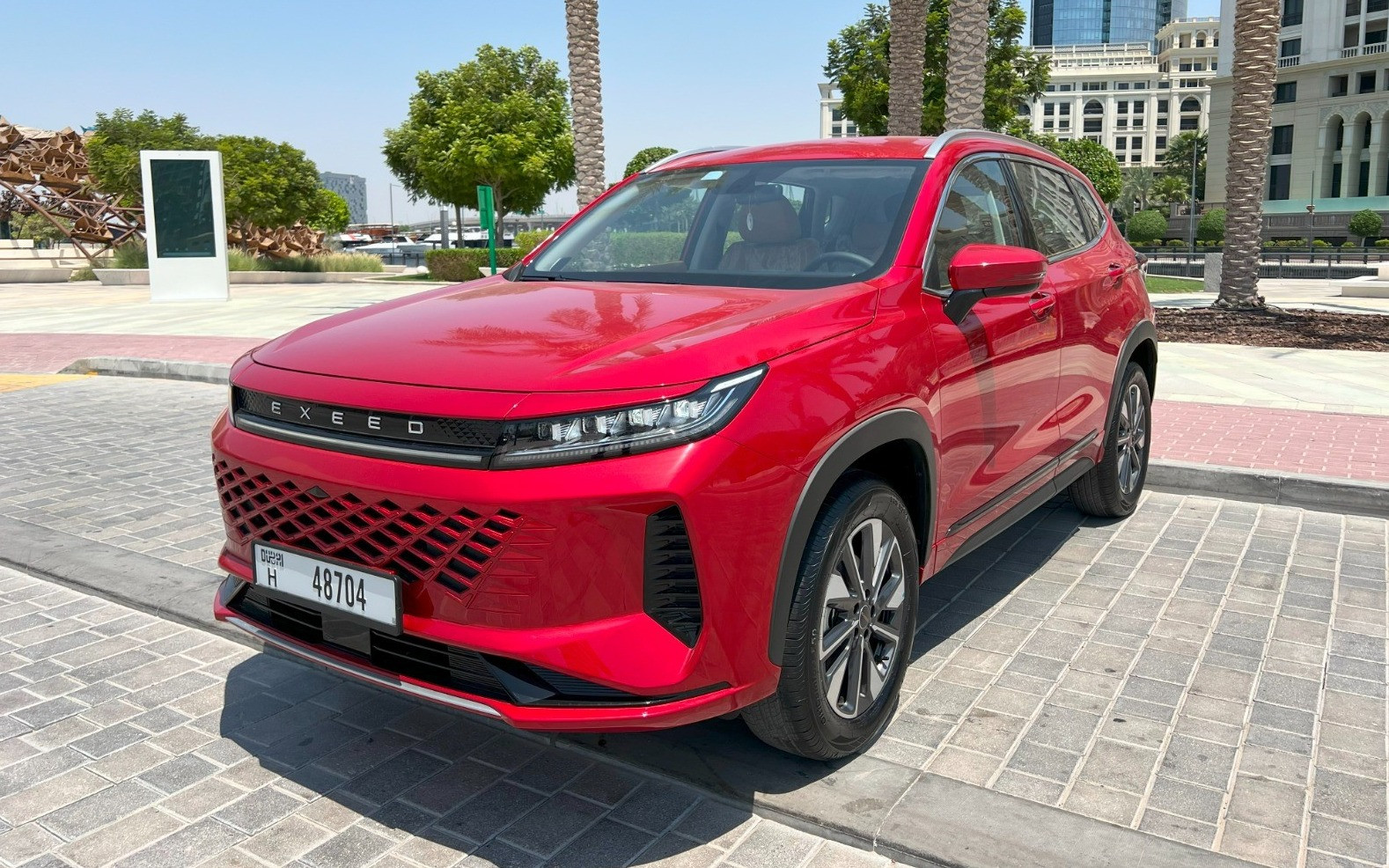 Exeed LX for rent in Dubai