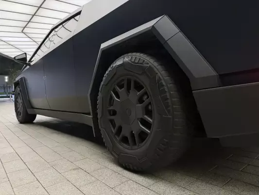 Tesla Cybertruck for rent in Dubai
