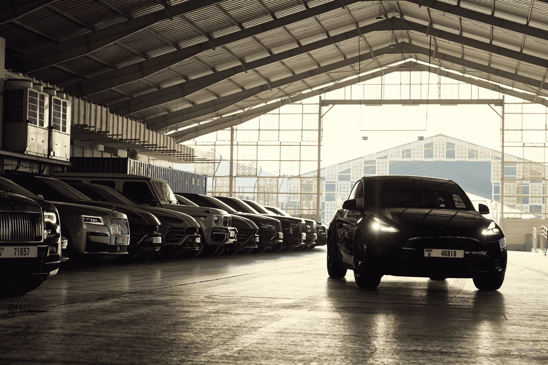 luxury car fleet photo 2