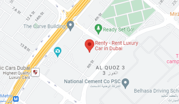 Encuéntrenos en Google Maps en Al Quoz, Dubái