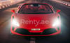 إيجار Ferrari F8 Tributo Spyder (أحمر), 2020 في دبي