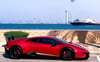 Lamborghini Huracan Performante (rojo), 2019 para alquiler en Dubai