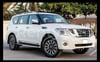 Nissan Patrol (Blanc Brillant), 2017 à louer à Dubai