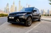 Black Range Rover Sport Supercharged V8, 2021 for rent in Dubai 