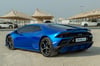 蓝色 Lamborghini Evo, 2021 迪拜汽车租凭 