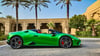 Lamborghini Evo Spyder (verde), 2021 in affitto a Dubai 1