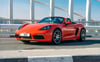 Porsche Boxster 718 (Оранжевый), 2020 для аренды в Дубай 0