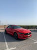 Red Ford Mustang cabrio, 2020 for rent in Dubai 
