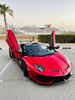 Lamborghini Aventador SVJ Spyder (rojo), 2021 para alquiler en Dubai 4