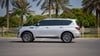 Silver Grey Nissan Patrol Platinum V6, 2021 for rent in Dubai 