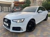 White Audi A4 RS4 Bodykit, 2019 for rent in Dubai 