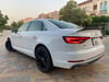 White Audi A4 RS4 Bodykit, 2019 for rent in Dubai 
