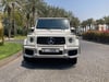 白色 Mercedes G63 AMG, 2020 迪拜汽车租凭 