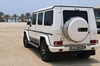 白色 Mercedes G class, 2016 迪拜汽车租凭 