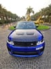 蓝色 Range Rover Sport SVR, 2020 迪拜汽车租凭 