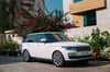 White Range Rover Vogue, 2020 for rent in Dubai 