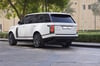白色 Range Rover Vogue, 2019 迪拜汽车租凭 