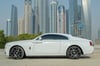 白色 Rolls Royce Wraith- BLACK BADGE, 2020 迪拜汽车租凭 