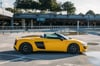 Audi R8 V10 Spyder (Yellow), 2022 for rent in Abu-Dhabi 0