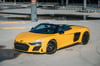 تأجير كل ساعة Audi R8 V10 Spyder (الأصفر), 2022 في دبي