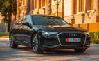 Audi A6 (Negro), 2023 para alquiler en Abu-Dhabi