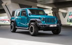 Jeep Wrangler Limited Sport Edition convertible (Blue), 2020 for rent in Dubai