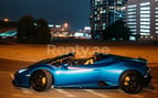 Lamborghini Evo Spyder (Bleue), 2021 à louer à Dubai