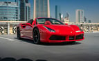 Ferrari 488 Spyder (Rouge), 2019 location horaire à Dubai