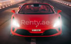 Ferrari F8 Tributo Spyder (rojo), 2020 para alquiler en Dubai