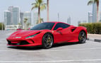 Ferrari F8 Tributo (rojo), 2020 para alquiler en Dubai