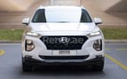 Hyundai Santa Fe (Blanco), 2019 para alquiler en Dubai