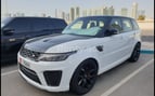 Range Rover Sport SVR (White), 2020 for rent in Abu-Dhabi