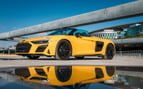 Audi R8 (Желтый), 2022 для аренды в Абу-Даби