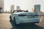 Audi A5 Cabriolet (Weiß), 2018  zur Miete in Dubai 3