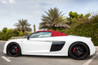 Audi R8 V10 Spyder (Weiß), 2018  zur Miete in Dubai 0