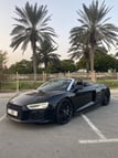 Audi R8 Convertible (Черный), 2018 для аренды в Дубай 4