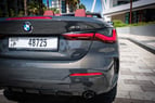 BMW 430i cabrio (Gris Oscuro), 2022 para alquiler en Dubai 4