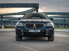 BMW X6 M-kit (Dark Blue), 2022 for rent in Abu-Dhabi 0