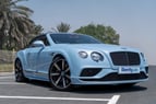 Bentley GT Convertible (Blue), 2016 for rent in Dubai 3