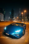 Lamborghini Evo Spyder (Bleue), 2021 à louer à Dubai 0