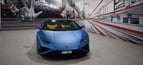 Lamborghini Evo Spyder (Bleue), 2021 à louer à Dubai 0
