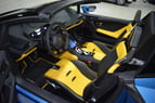 Lamborghini Evo Spyder (Bleue), 2021 à louer à Dubai 2