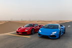 Lamborghini Huracan (Blue), 2019 for rent in Dubai 2