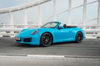 Porsche 911 Carrera cabrio (Azul), 2018 para alquiler en Abu-Dhabi 6