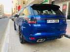 在迪拜 租 Range Rover Sport SVR (蓝色), 2019 4