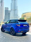 Range Rover Sport SVR (Blu), 2021 in affitto a Dubai 2