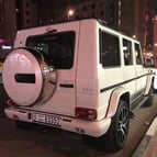 Mercedes G63 (Bright White), 2017 for rent in Dubai 0