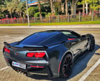 Corvette Grandsport (Dunkelgrau), 2019  zur Miete in Dubai 2
